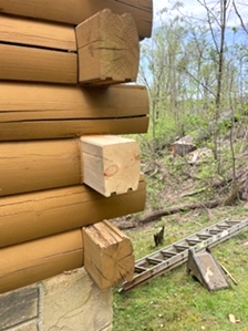 Corner Log Replacement