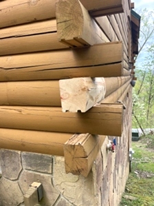 Corner Log Replacement